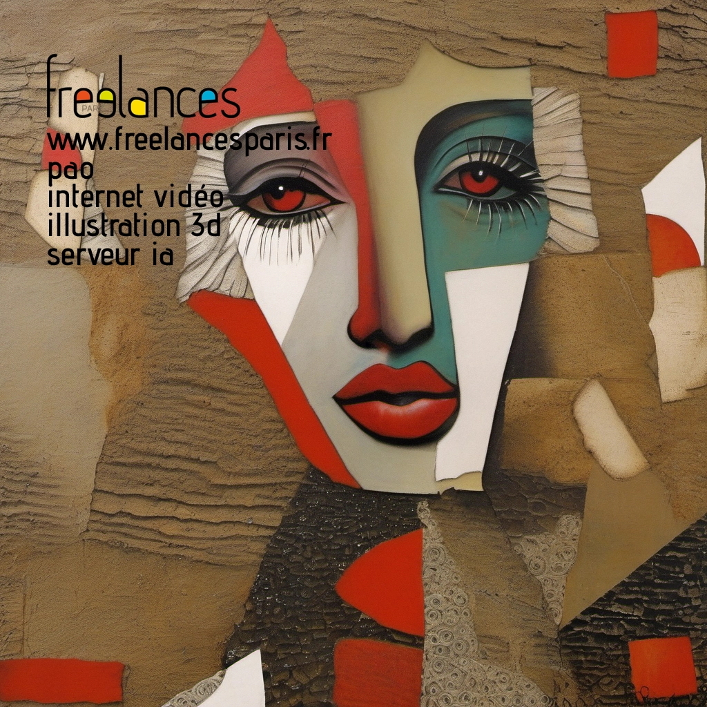 Pao mise en page internet vidéo illustration 3d serveur IA générative AI freelance paris studio de création magazines 49vdb400